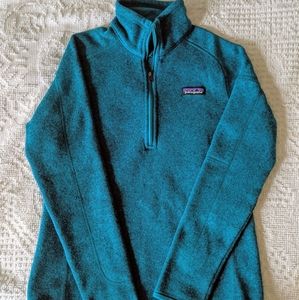 Patagonia 1/4 zip Better Sweater in Elwha Blue